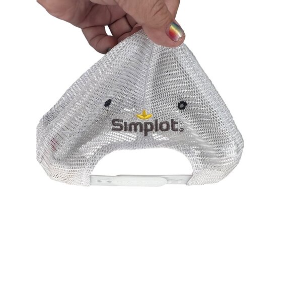 Simplot Snapback Mesh Back Trucker Blue/White One Size Platinum Series - Picture 3 of 7